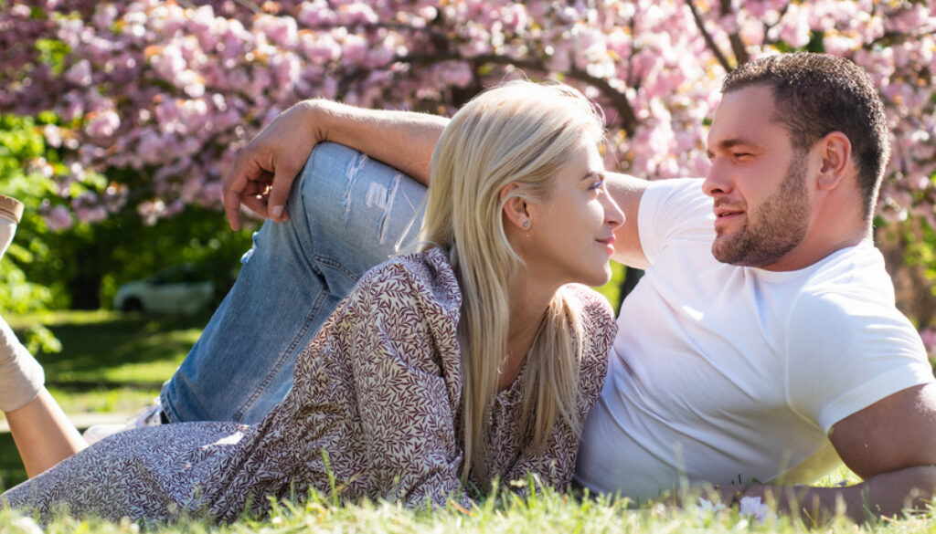 A Happy Couple In Love Shows She’s Ready for Intimacy After Endometrial Ablation