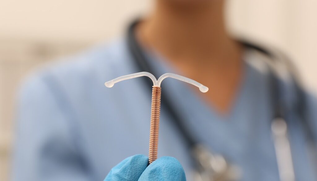 Closeup of a Female Doctor Holding an IUD Can You Remove Your IUD Yourself